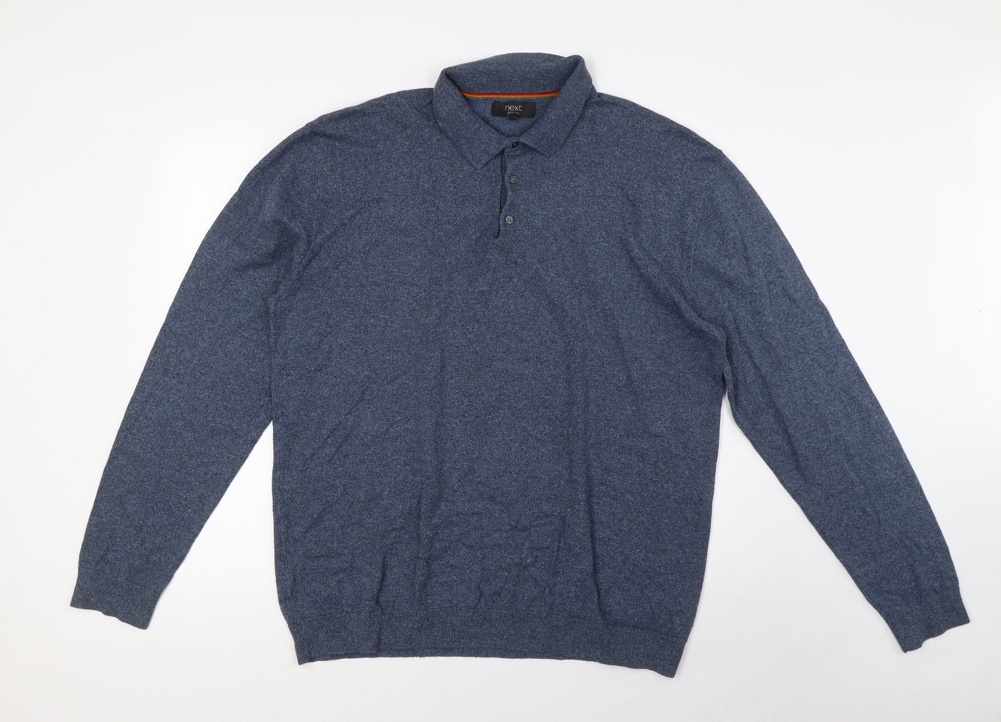 Mens UK Size 2XL NEXT Blue Pullover Sweatshirt