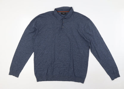 Mens UK Size 2XL NEXT Blue Pullover Sweatshirt