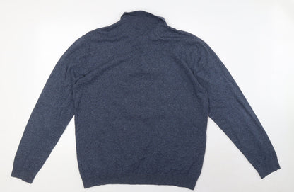 Mens UK Size 2XL NEXT Blue Pullover Sweatshirt