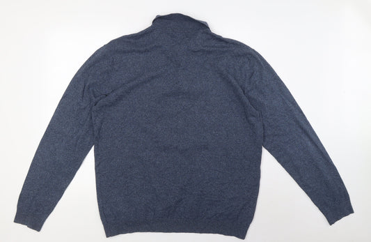 Mens UK Size 2XL NEXT Blue Pullover Sweatshirt