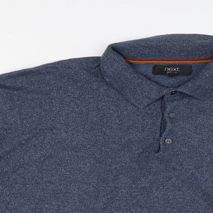 Mens UK Size 2XL NEXT Blue Pullover Sweatshirt