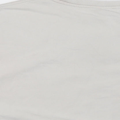 Mens UK Size M River Island White Pullover Sweatshirt