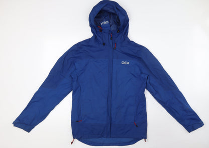 QEX Womens Blue Jacket Size XS Zip