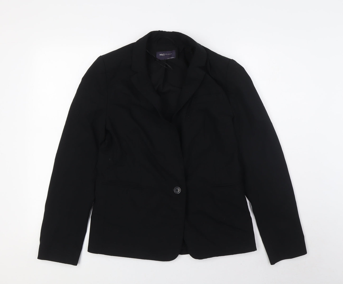 Womens UK Size 8 Marks and Spencer Black Jacket