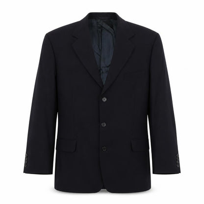 Jaguar Mens Blue Wool Jacket Suit Jacket Size 50 Regular