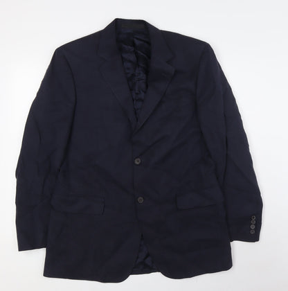 Mens UK Size 40 Marks and Spencer Regular Blue Suit Jacket