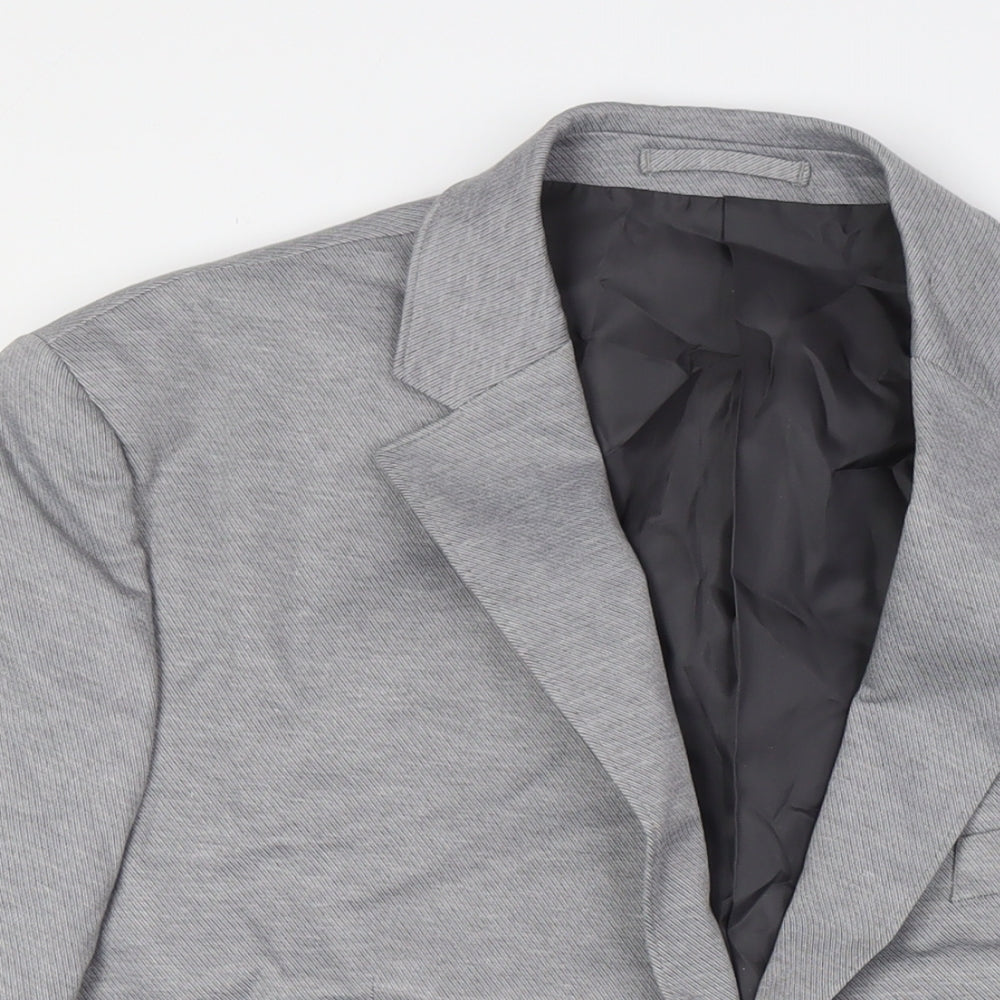 Mens UK Size 46 Marks and Spencer Regular Grey Suit Jacket