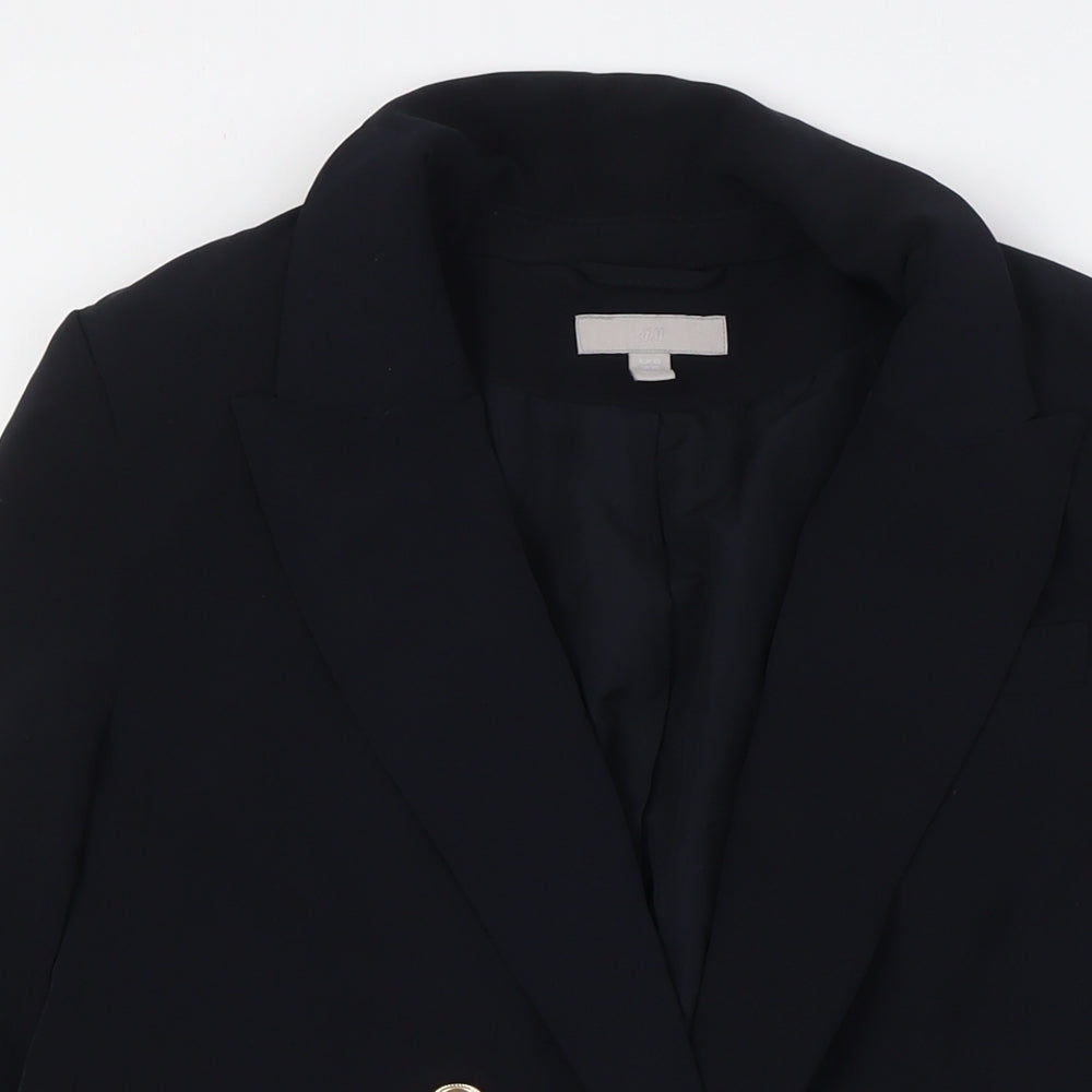 Womens UK Size XS H&M Black Jacket