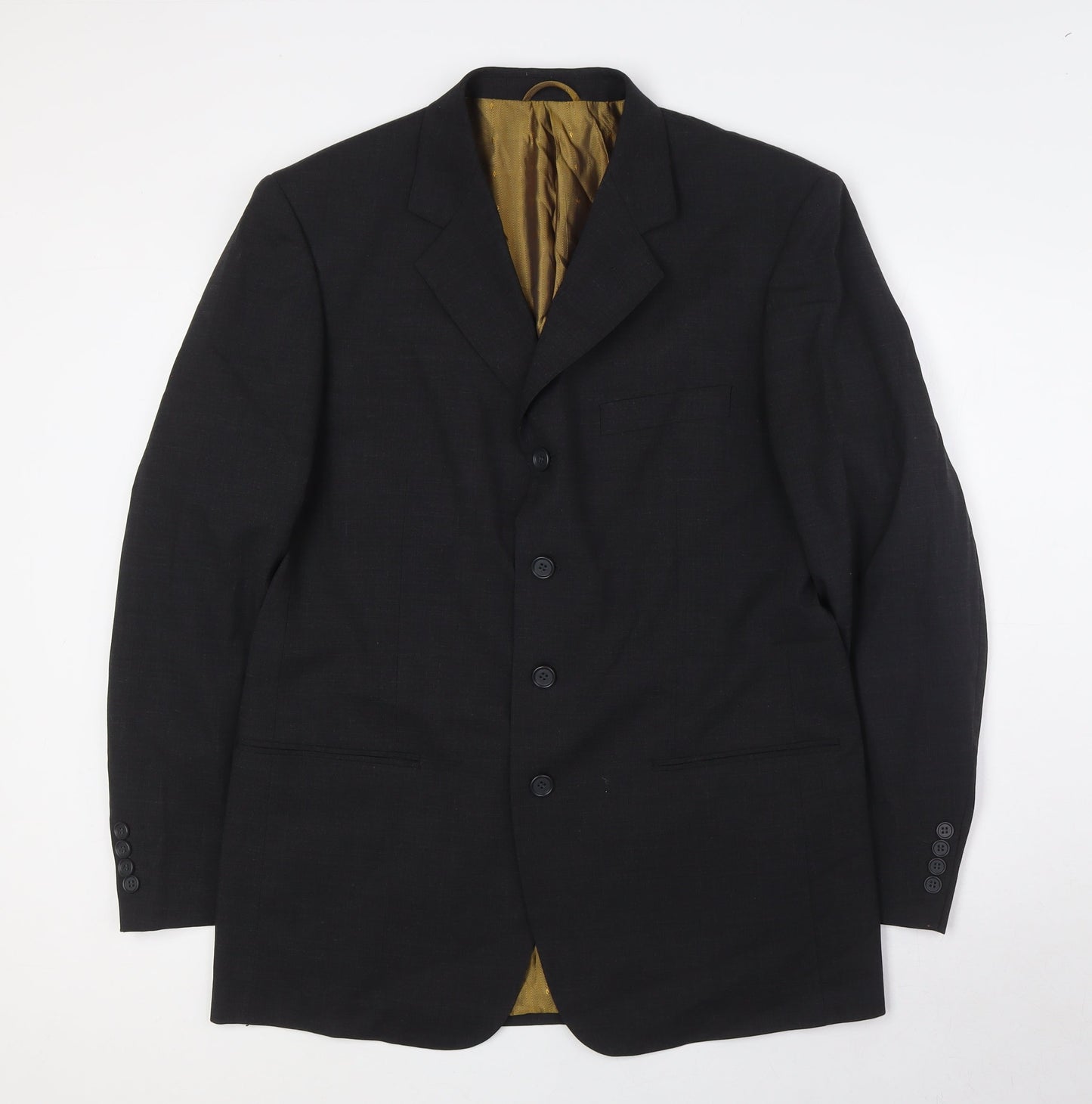 Zero Venturi Mens Grey Wool Jacket Suit Jacket Size 40 Regular