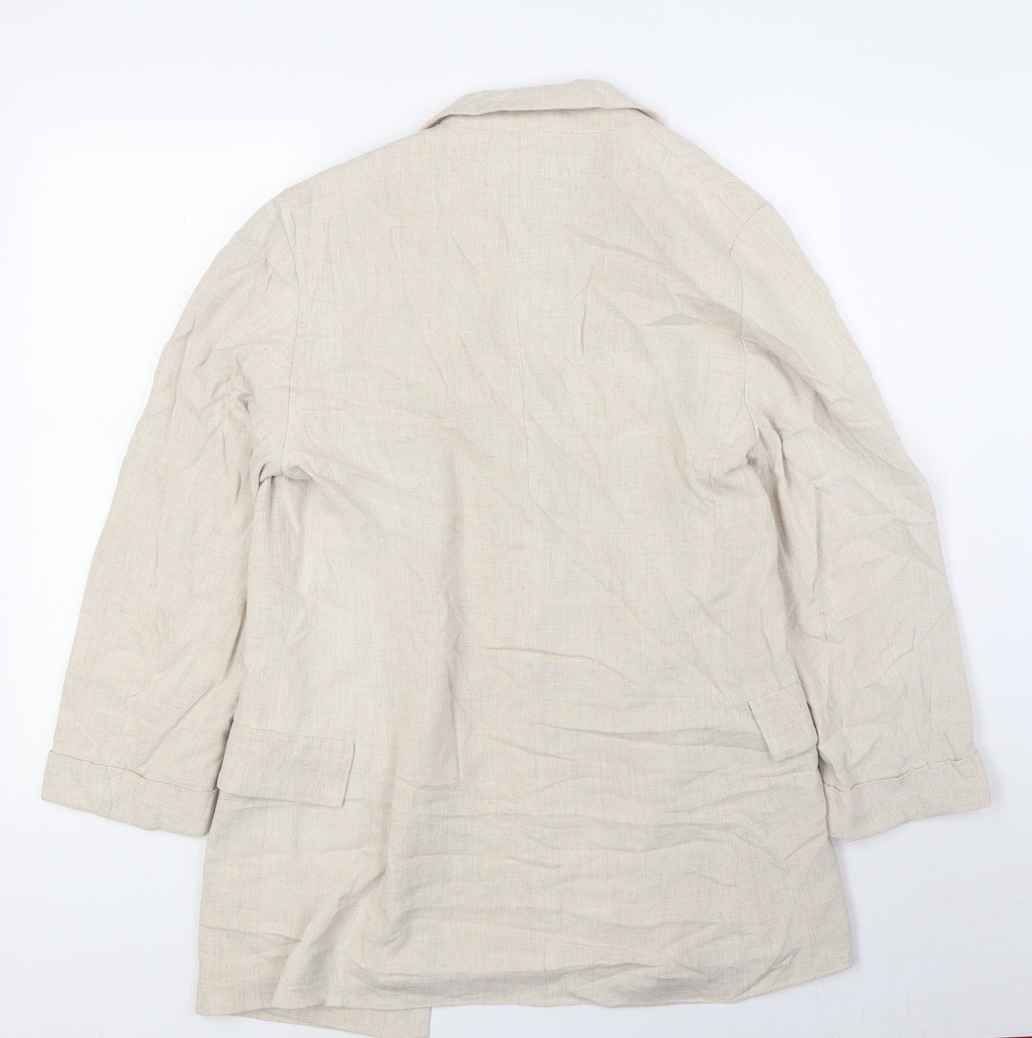 Womens UK Size S Stradivarius Beige Jacket
