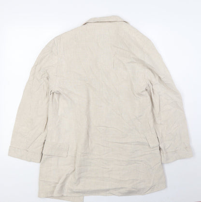 Womens UK Size S Stradivarius Beige Jacket