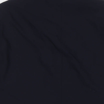 Autograph Mens Blue Polyamide Jacket Suit Jacket Size XL Regular