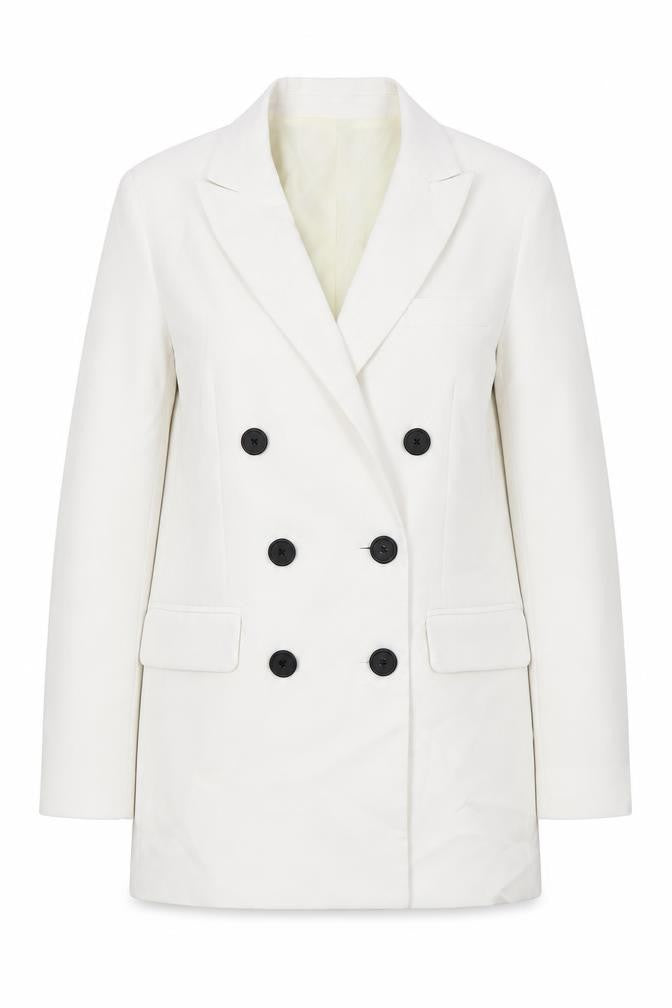 Womens UK Size XS Stradivarius Ivory Jacket