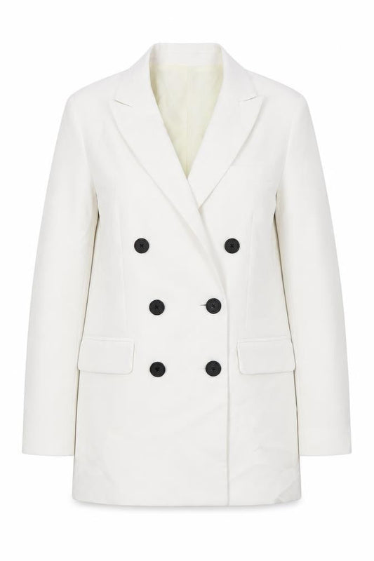 Womens UK Size XS Stradivarius Ivory Jacket