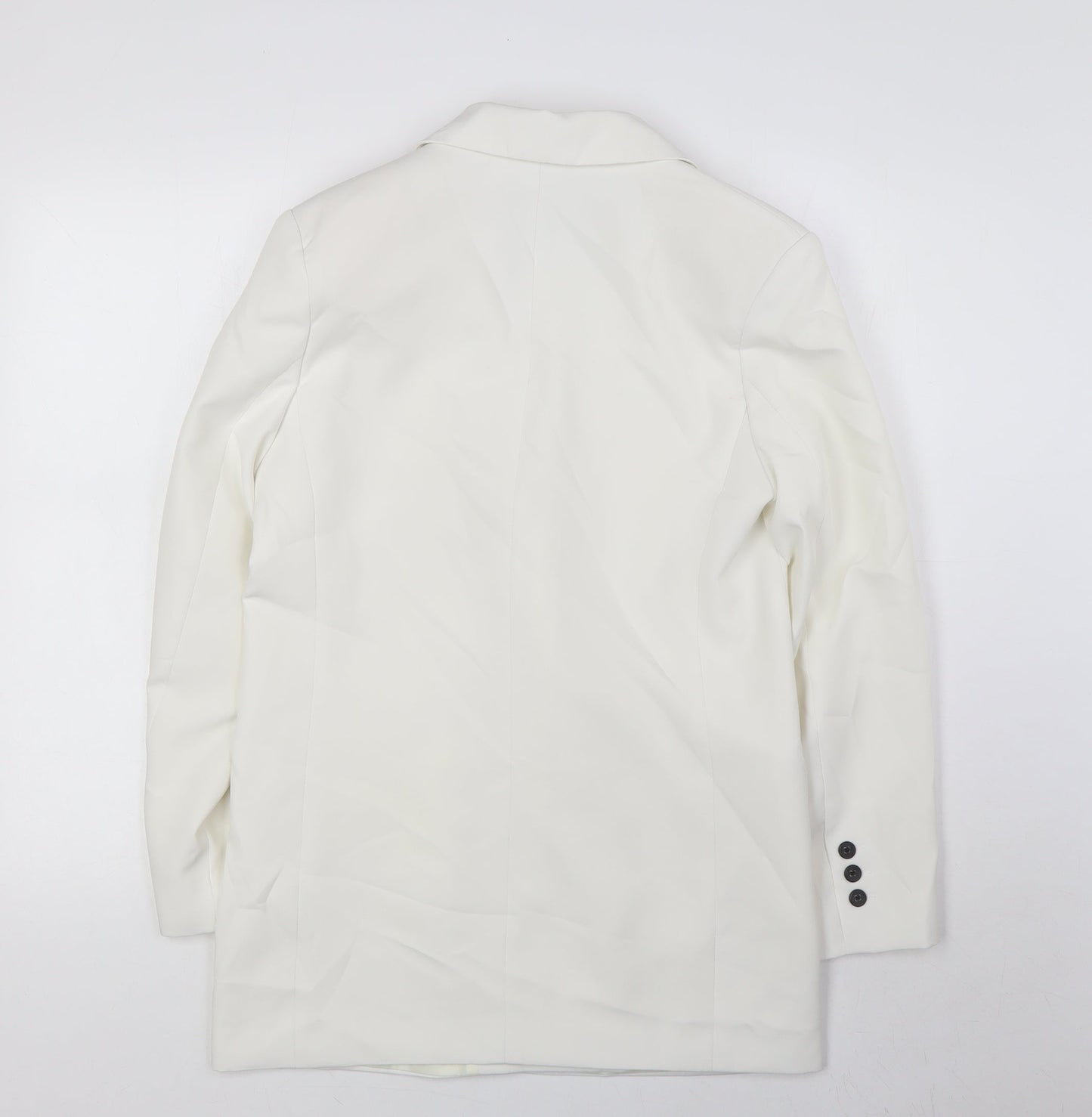 Womens UK Size XS Stradivarius Ivory Jacket