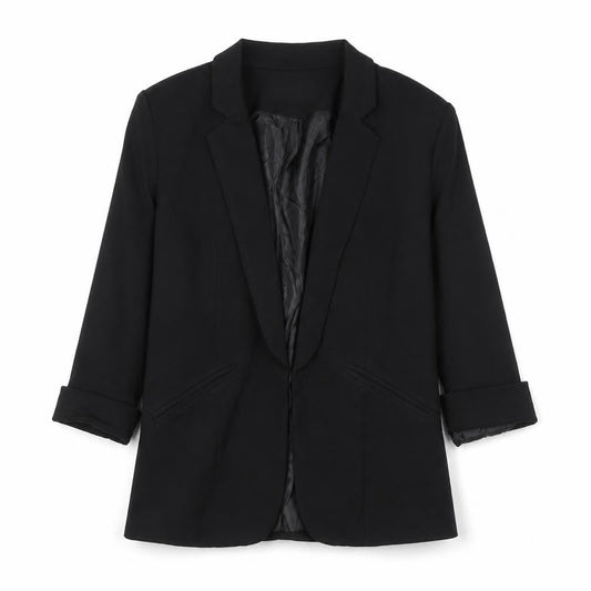 Womens UK Size 8 Quiz Black Jacket