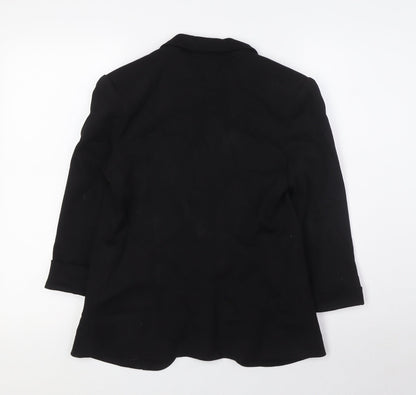 Quiz Womens Black Jacket Size 8 - No Clouser