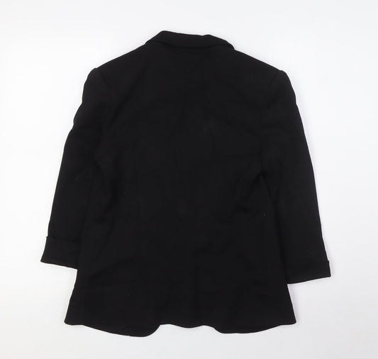 Quiz Womens Black Jacket Size 8 - No Clouser