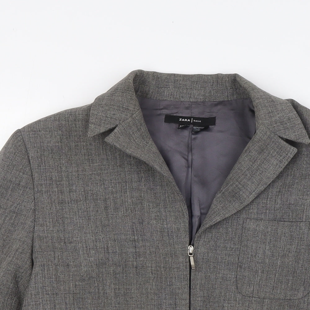 Womens UK Size 10 Zara Grey Jacket