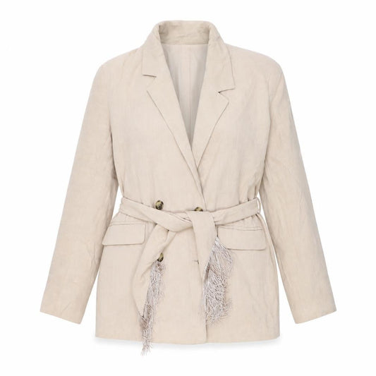 Womens UK Size 10 River Island Beige Jacket