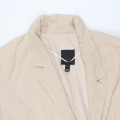 Womens UK Size 10 River Island Beige Jacket