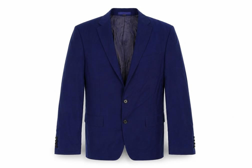 Mens UK Size 38 Marks and Spencer Regular Blue Suit Jacket
