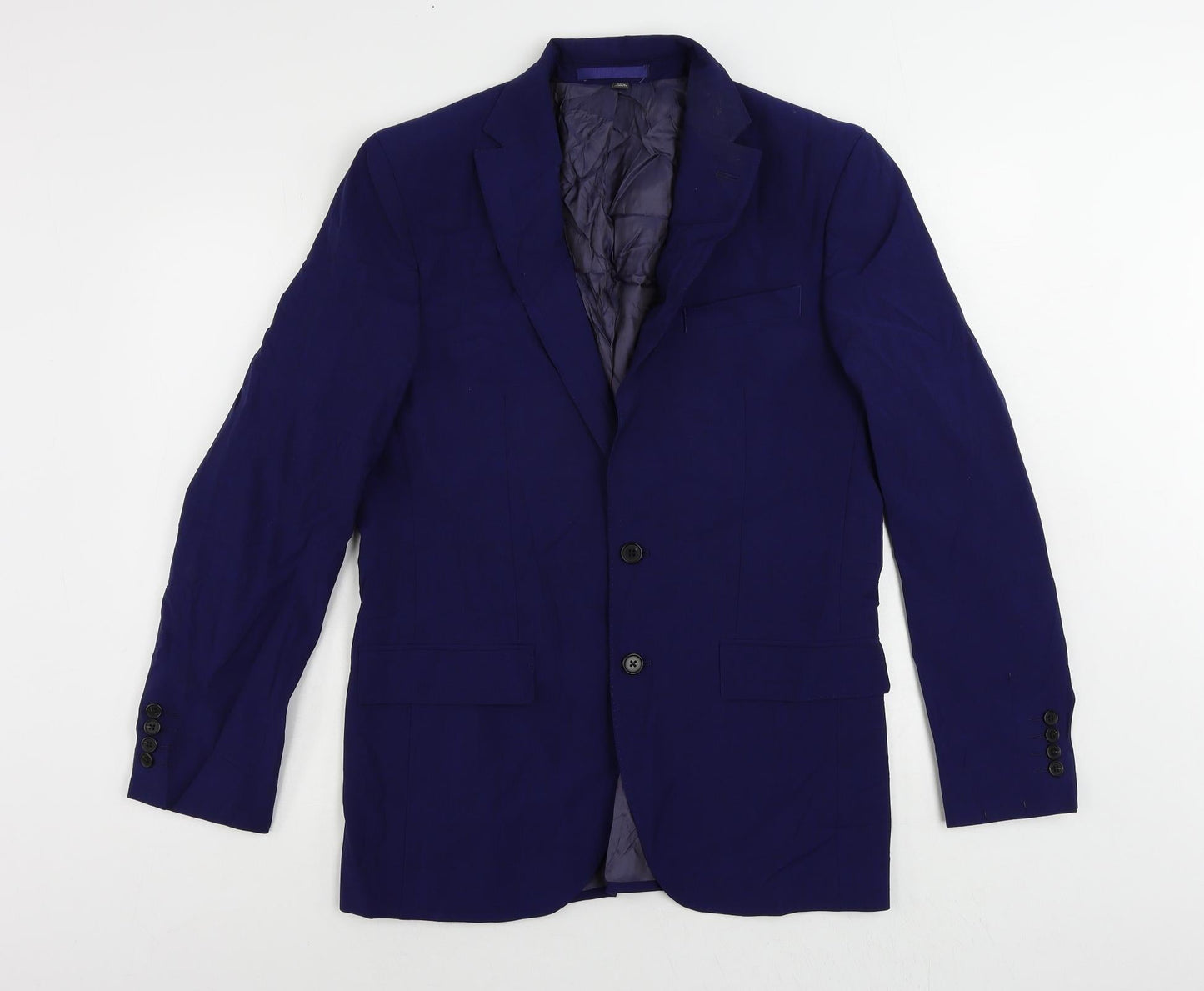 Mens UK Size 38 Marks and Spencer Regular Blue Suit Jacket