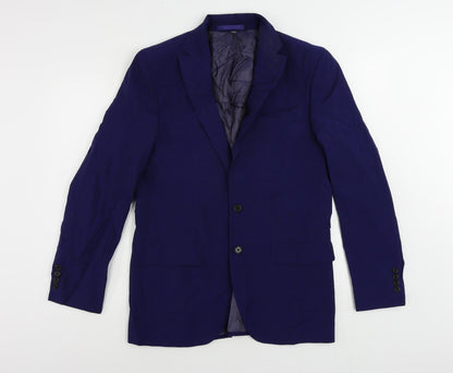 Mens UK Size 38 Marks and Spencer Regular Blue Suit Jacket