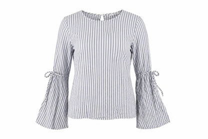 Womens UK Size S Pull&Bear Blue Basic Blouse
