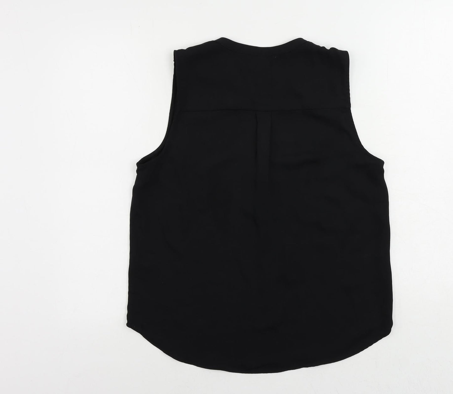 Womens UK Size 8 H&M Black Basic Blouse