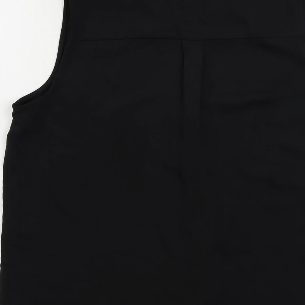 Womens UK Size 8 H&M Black Basic Blouse