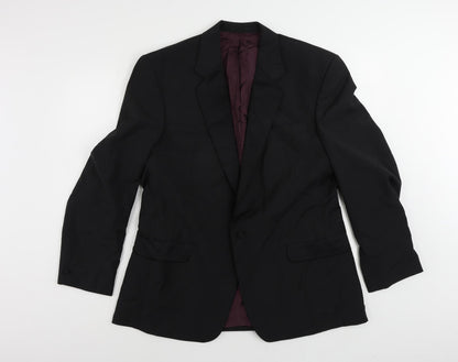 Mens UK Size 42 Skopes Regular Black Suit Tuxedo