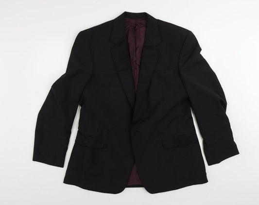 Mens UK Size 42 Skopes Regular Black Suit Tuxedo