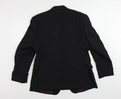Mens UK Size 42 Skopes Regular Black Suit Tuxedo