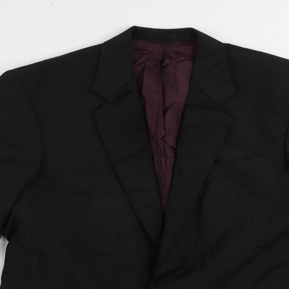 Mens UK Size 42 Skopes Regular Black Suit Tuxedo