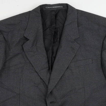 Mens UK Size 44 The Label Regular Grey Suit Jacket