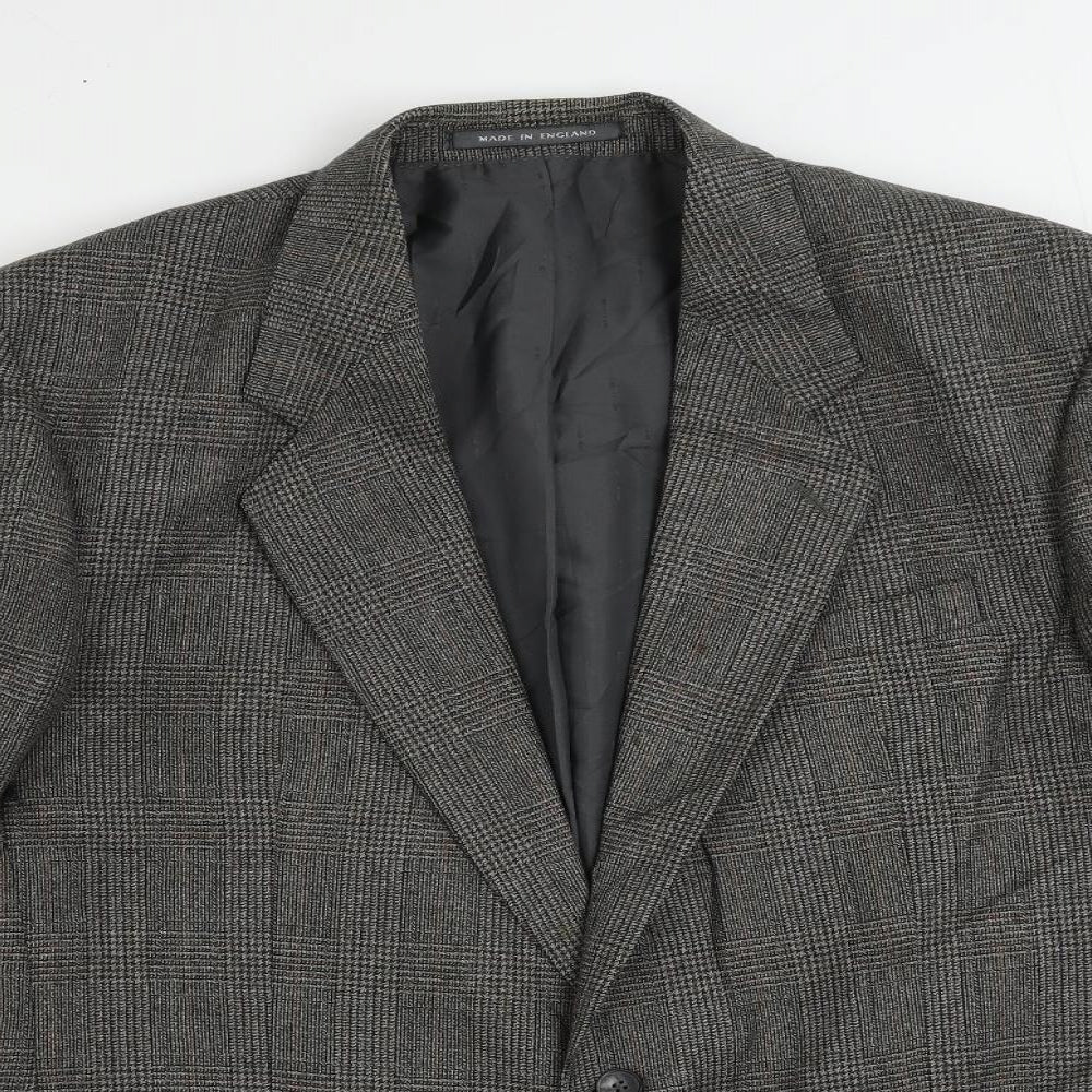 Mens UK Size 44 Hawksmoor Regular Grey Suit Jacket