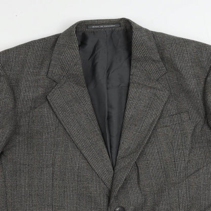 Mens UK Size 44 Hawksmoor Regular Grey Suit Jacket