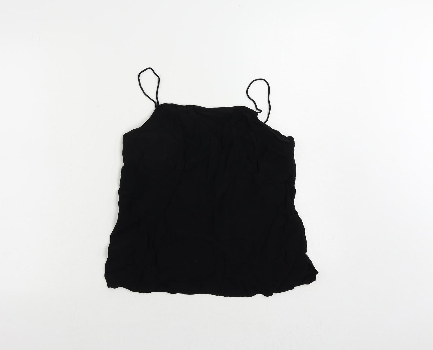 Womens UK Size M Warehouse Black Camisole Tank