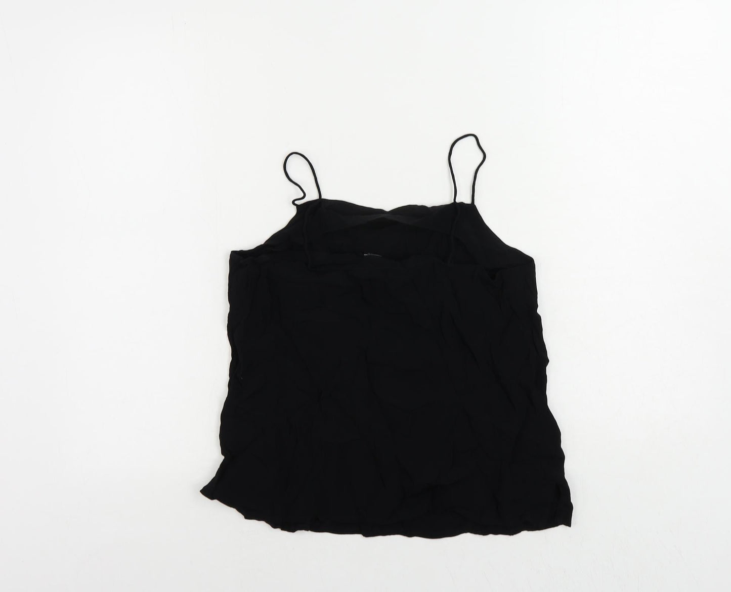 Womens UK Size M Warehouse Black Camisole Tank