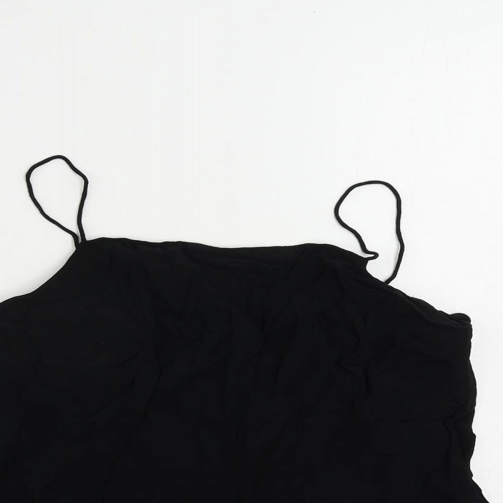 Womens UK Size M Warehouse Black Camisole Tank