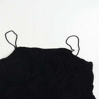 Womens UK Size M Warehouse Black Camisole Tank
