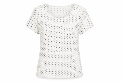 Womens UK Size 14 Profile White Basic T-Shirt