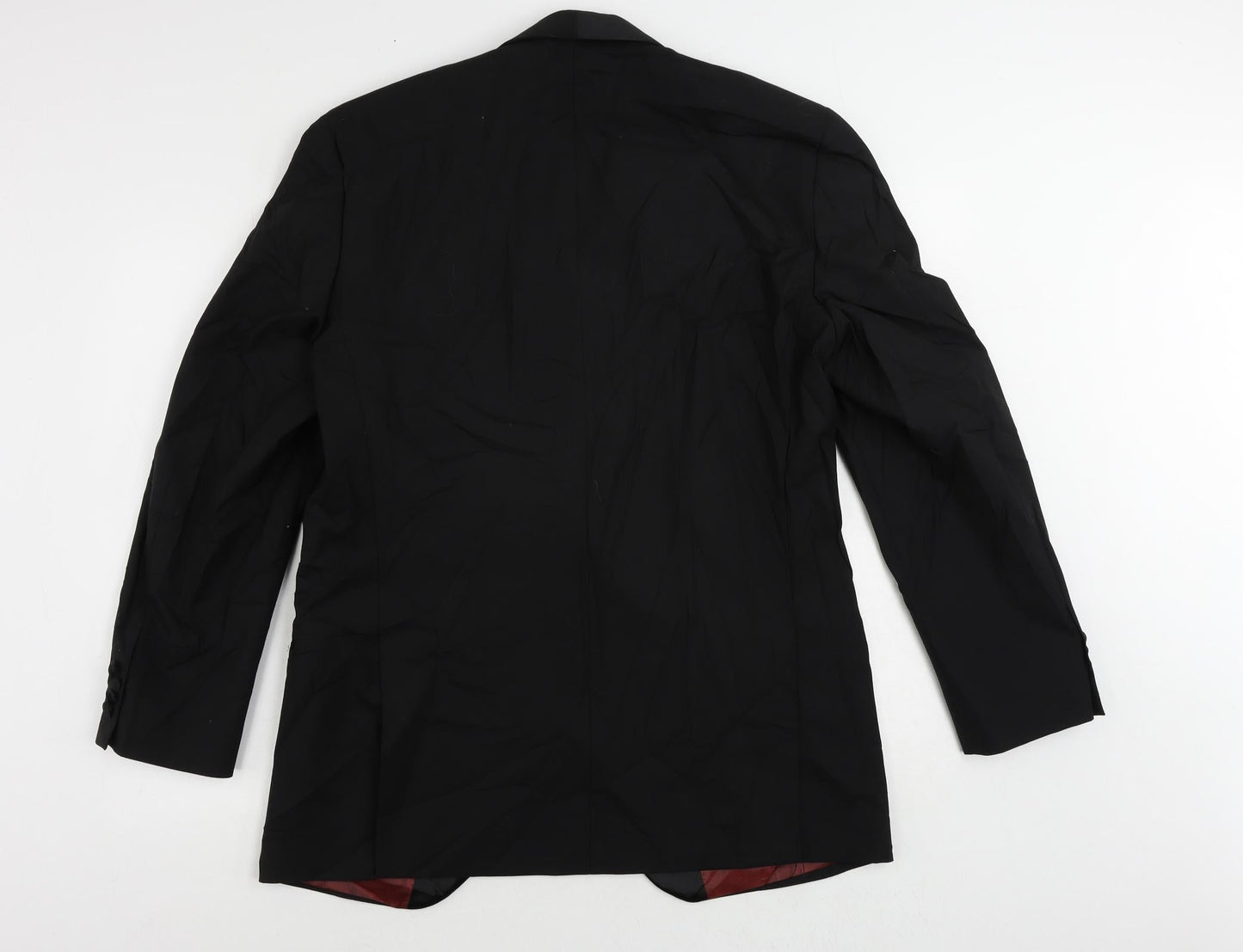 Mens UK Size 40 1860 Menswear Regular Black Suit Tuxedo