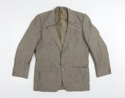 Mens UK Size 40 MODENA Regular Beige Suit Jacket