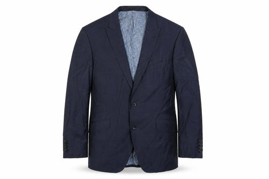 Mens UK Size 44 Autograph Regular Blue Suit Jacket