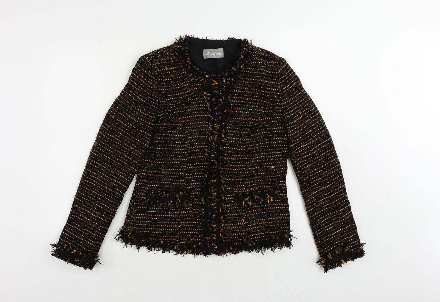 Womens UK Size 8 Marks and Spencer Black Jacket