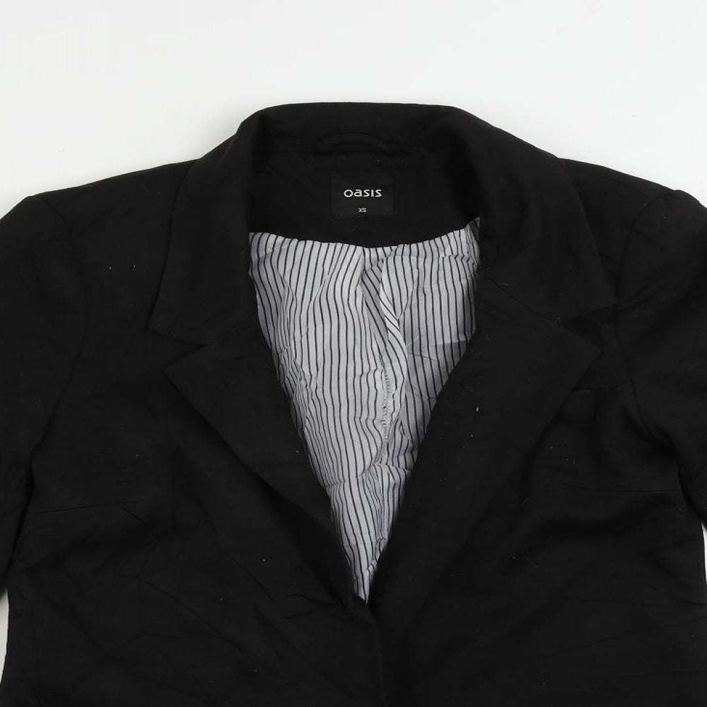 Womens UK Size XS Oasis Black Jacket