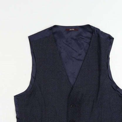 Mens UK Size 36 Marks and Spencer Regular Blue Suit Jacket