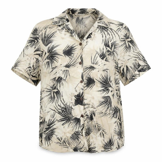 Womens UK Size 14 Berkertex Beige Basic Button-Up